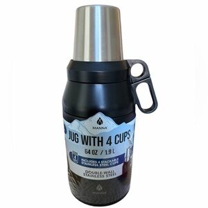Manna Stack Jug, 64 Ounce (Black)